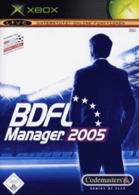 BDFL Manager 2005 PAL Xbox PAL box art